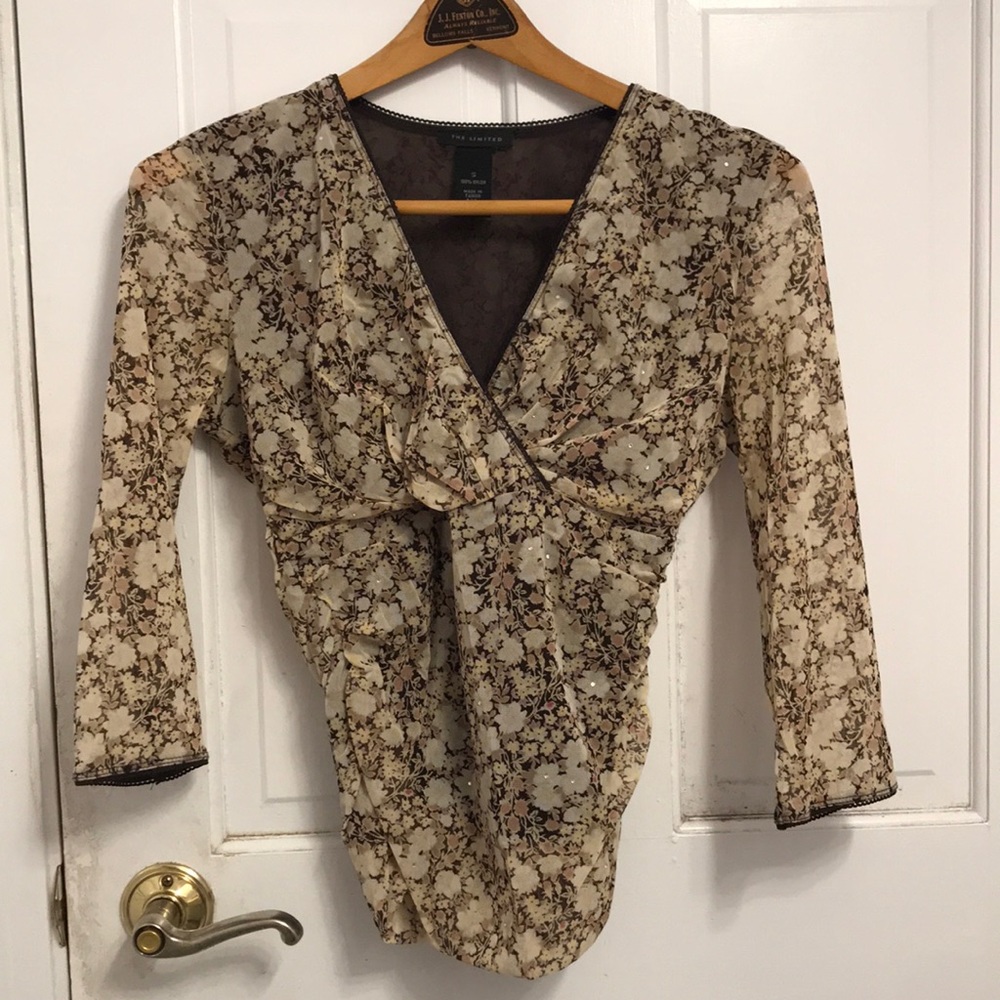 The Limited 3/4 sleeve blouse